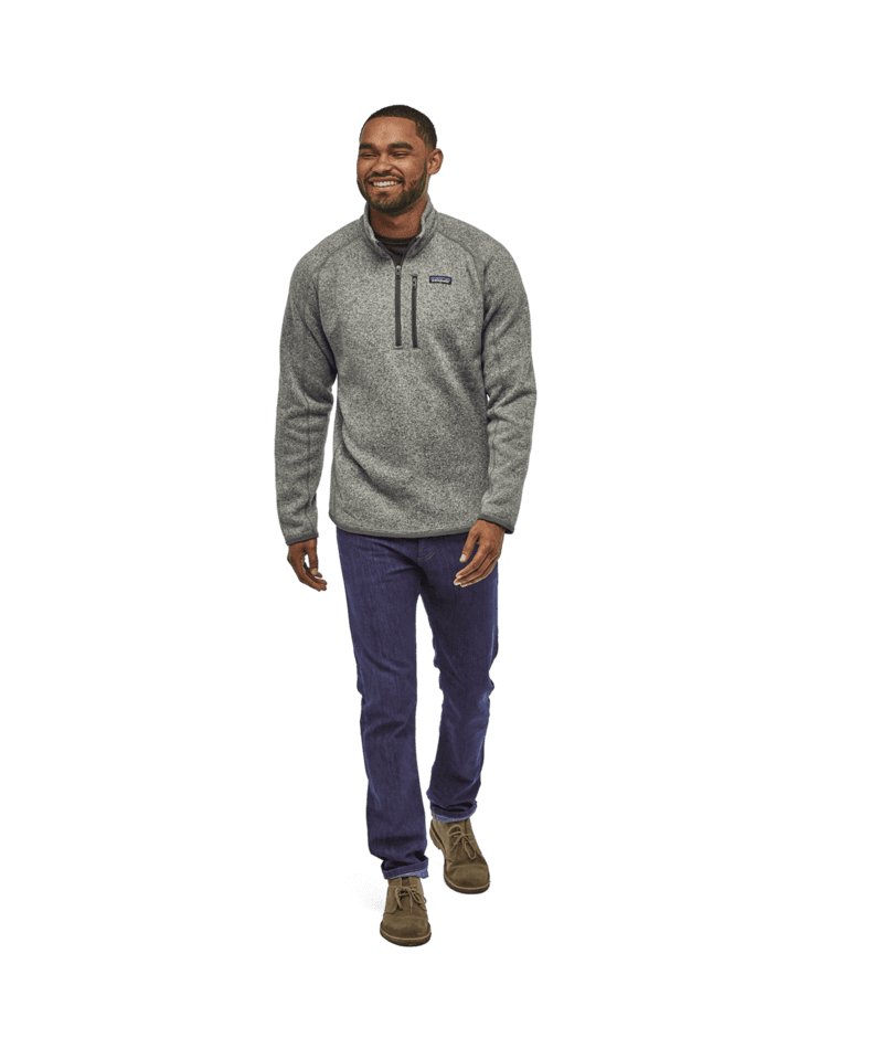 Men's Better Sweater 1/4 Zip in STONEWASH | Patagonia Bend