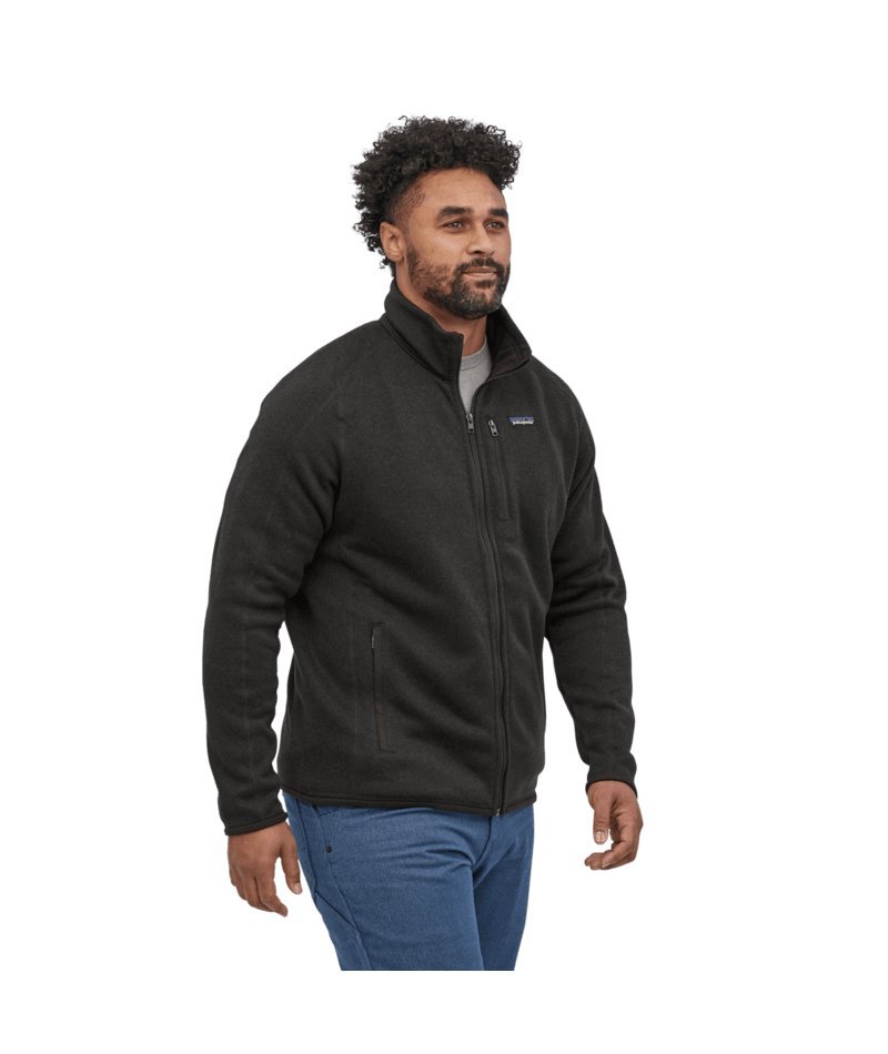 Men's Better Sweater® Jacket in Black | Patagonia Bend