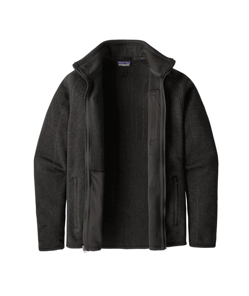 Men's Better Sweater® Jacket in Black | Patagonia Bend