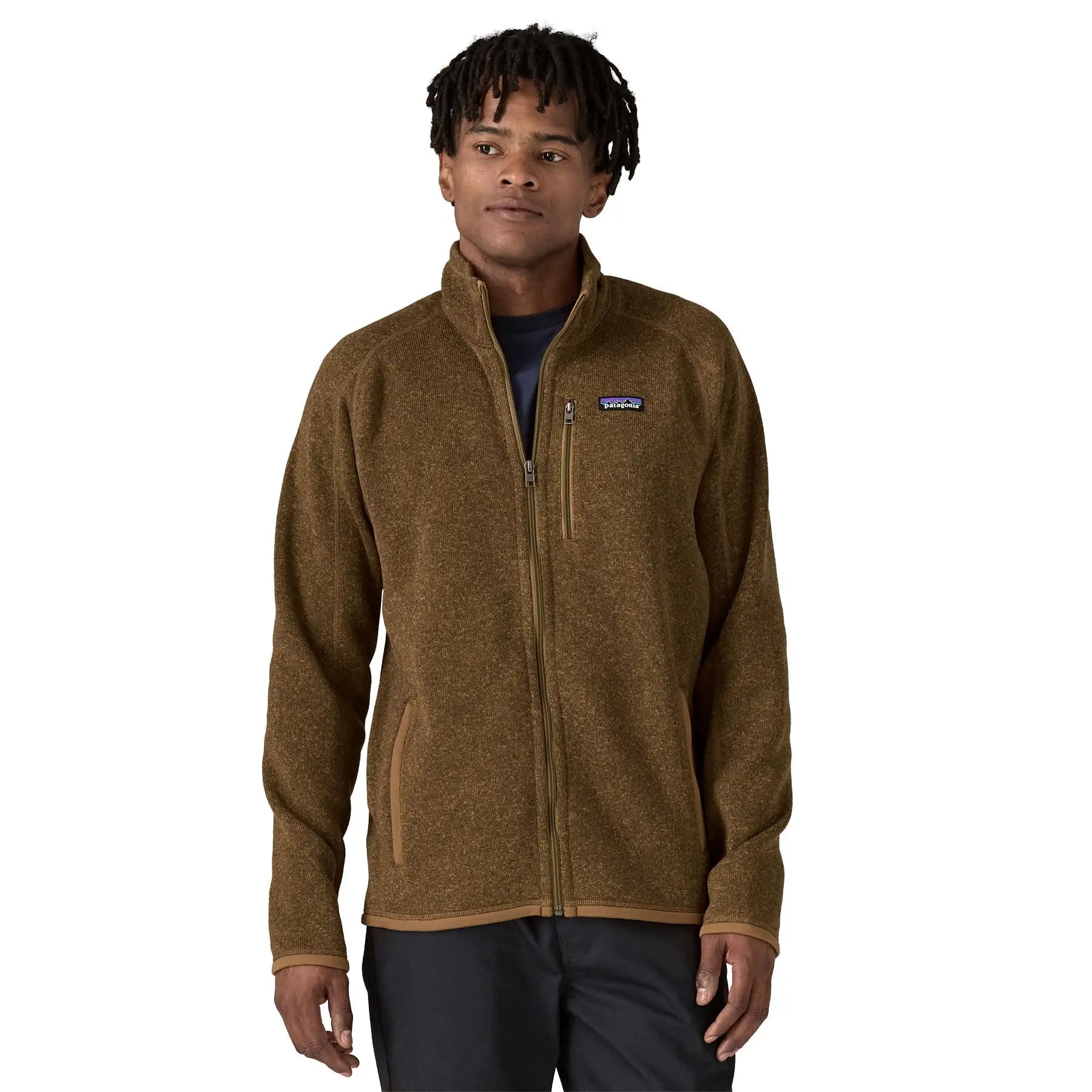 Men's Better Sweater® Jacket in Coriander Brown | Patagonia Bend