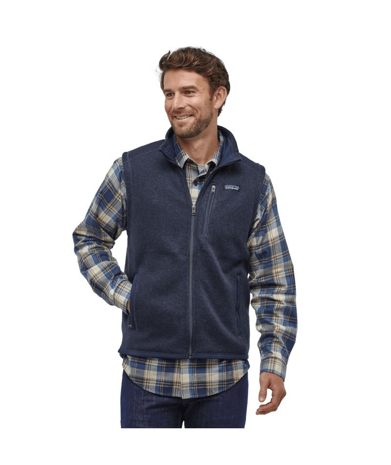 Men's Better Sweater® Vest in New Navy | Patagonia Bend