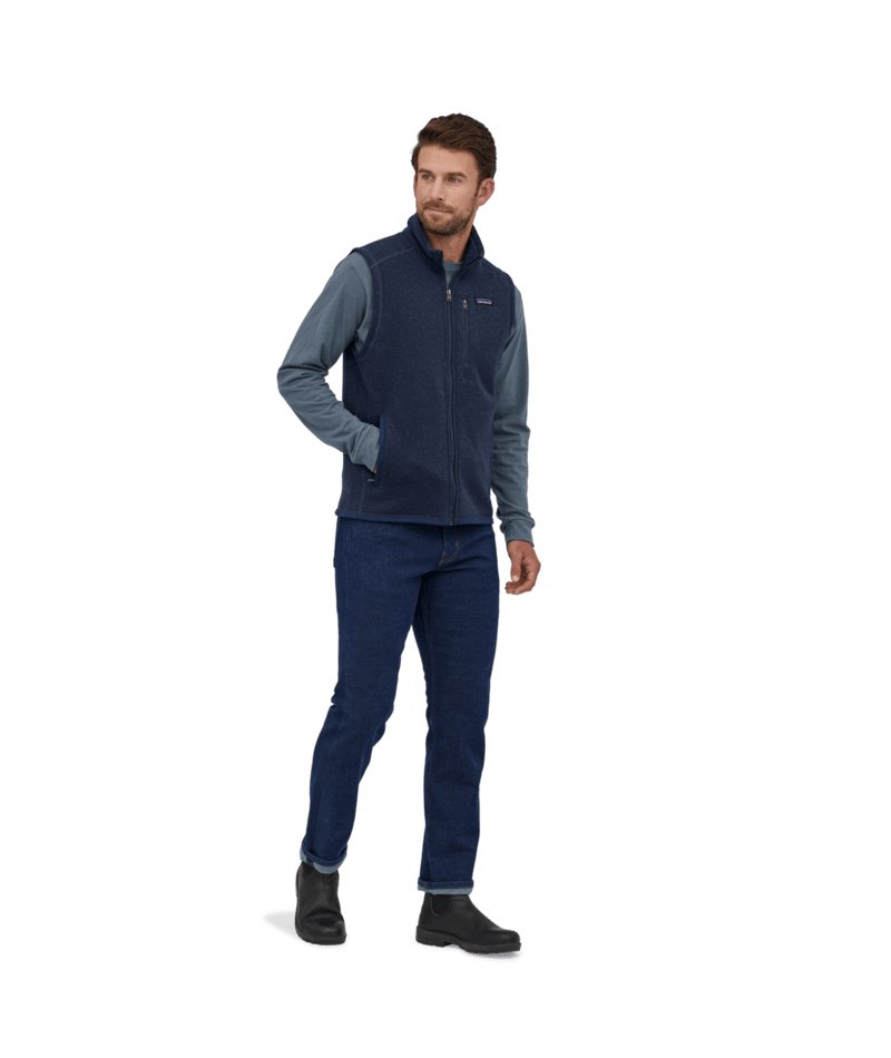 Men's Better Sweater® Vest in New Navy | Patagonia Bend