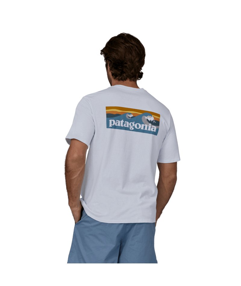 Men's Boardshort Logo Pocket Responsibili - Tee in WHITE | Patagonia Bend