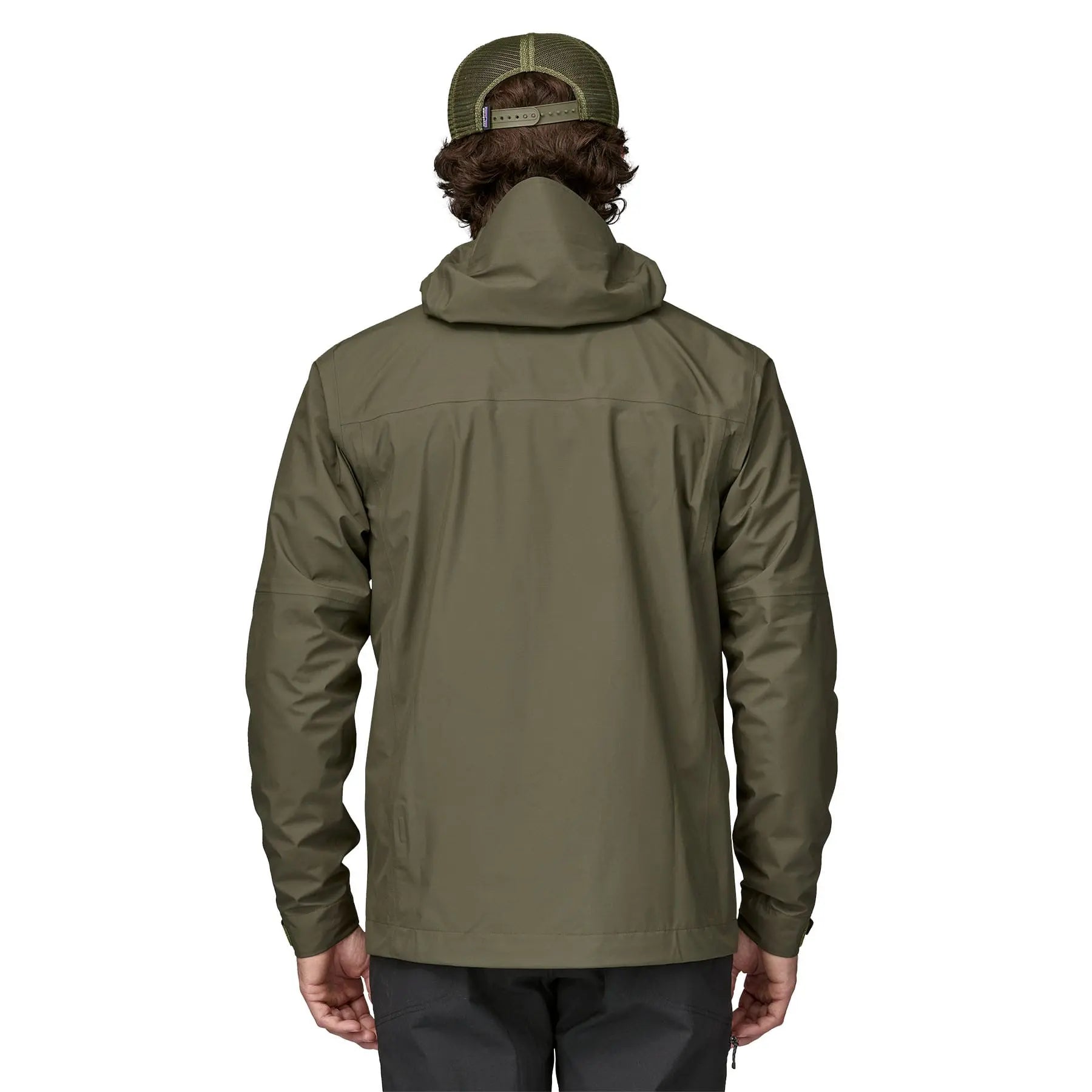 Men's Boulder Fork Rain Jacket in Basin Green | Patagonia Bend