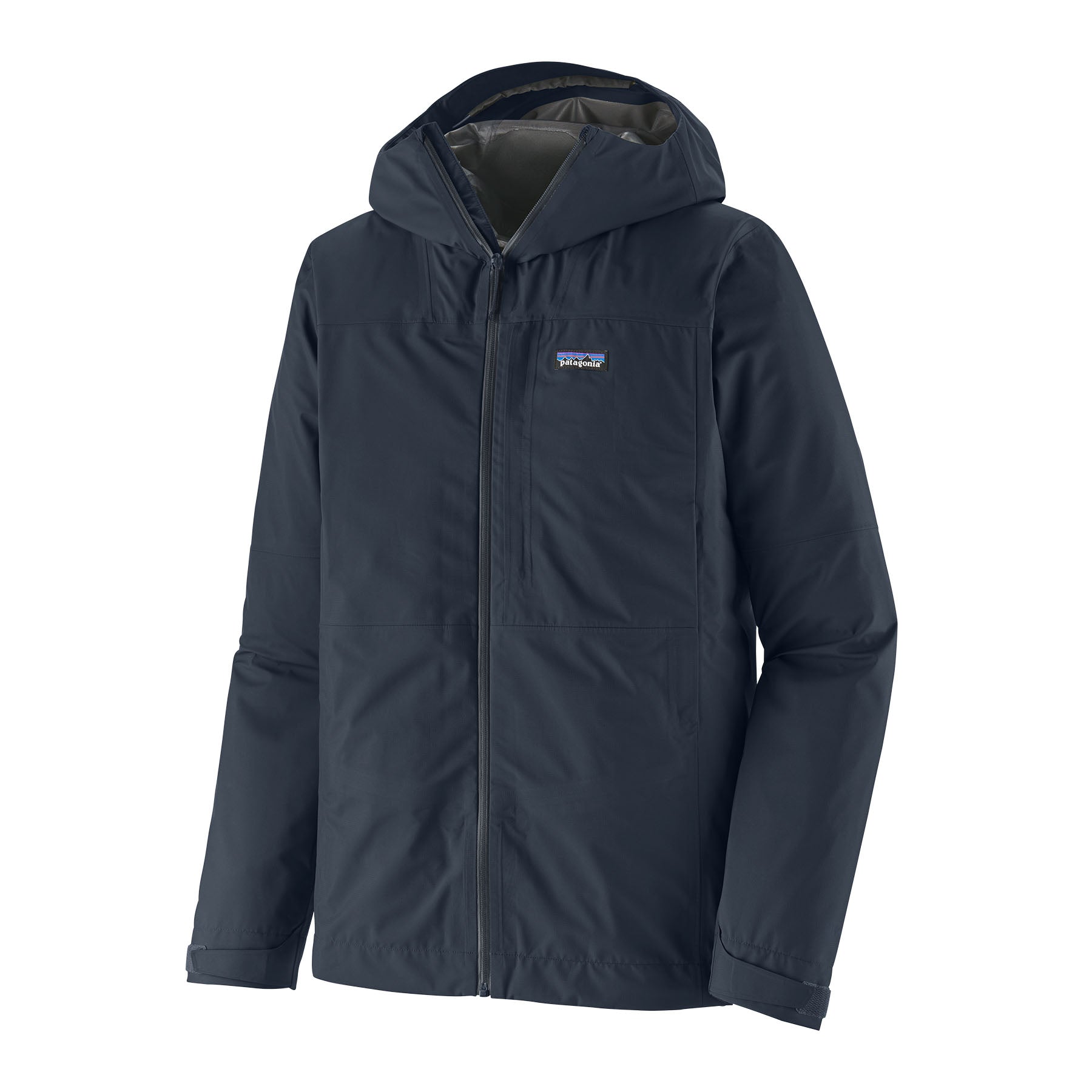 Men's Boulder Fork Rain Jacket in Smolder Blue | Patagonia Bend