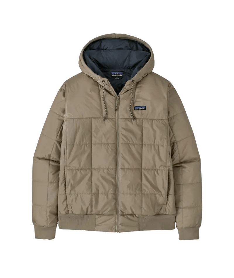 Men's Box Quilted Hoody in Seabird Grey | Patagonia Bend