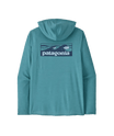 Men's Cap Cool Daily Graphic Hoody in Boardshort Logo Tones: Wetland Blue X - Dye | Patagonia Bend