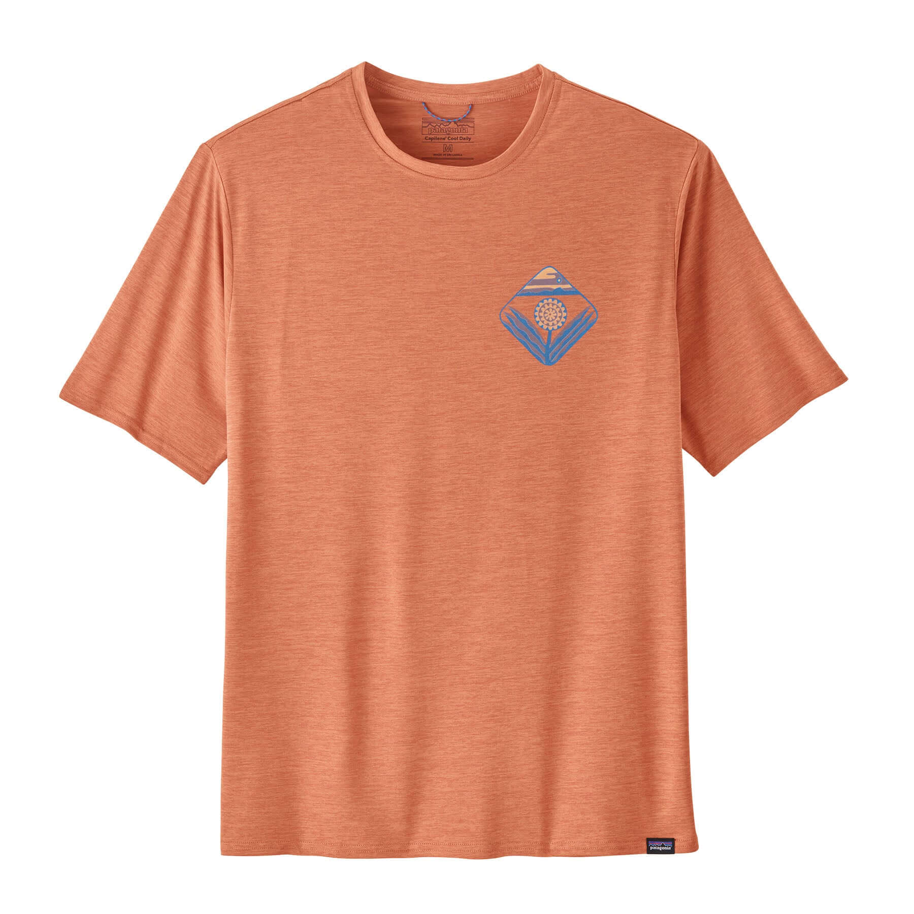 Men's Capilene® Cool Daily Graphic Shirt in Dawn to Dusk: Sienna Clay X - Dye | Patagonia Bend