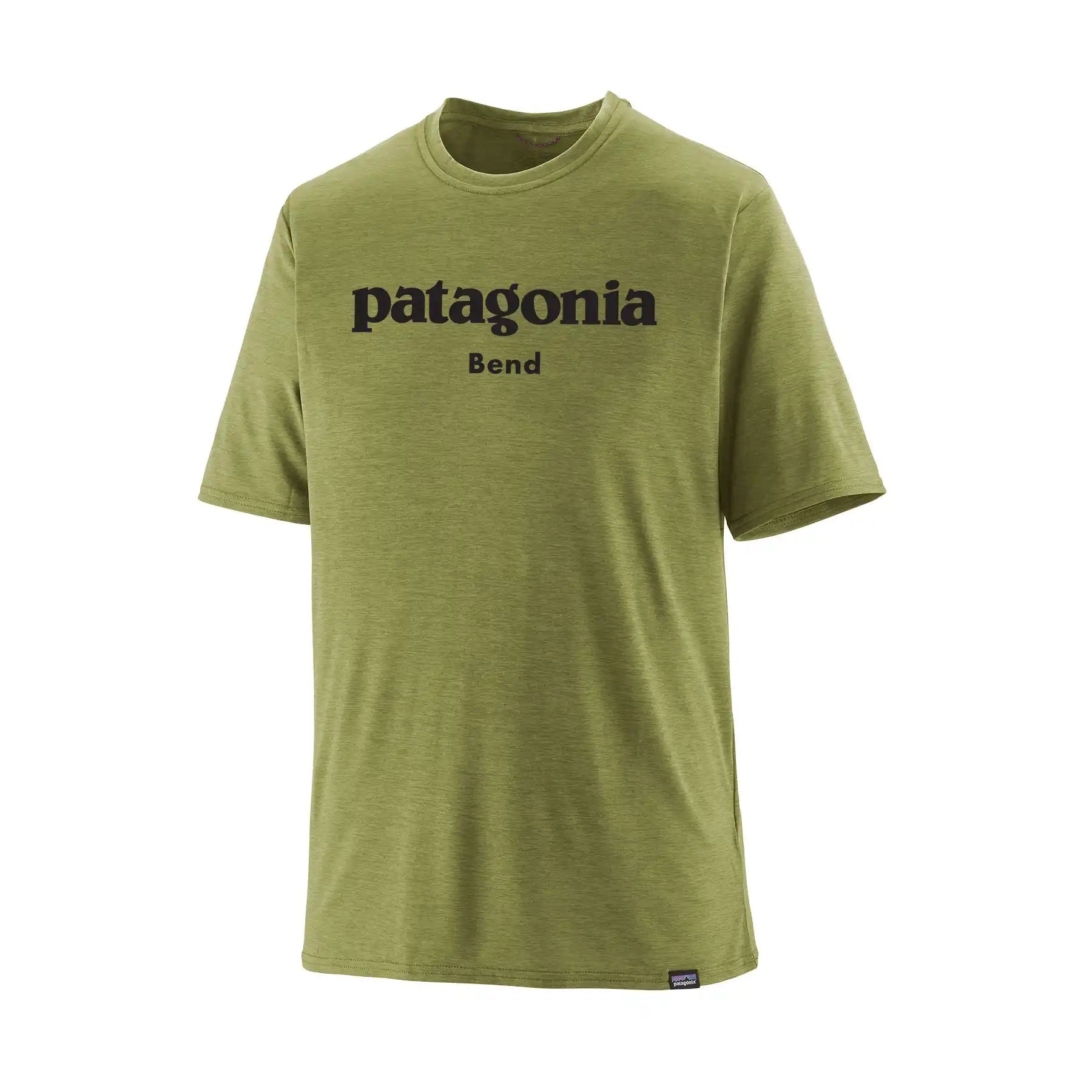 Men's Capilene® Cool Daily Shirt - Patagonia Bend in Buckhorn Green - Light Buckhorn Green X - Dye | Patagonia Bend