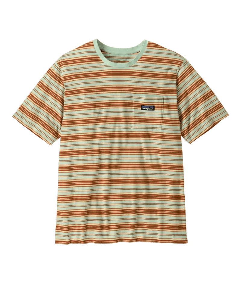 Men's Daily Pocket Tee in Summer Camp: Rinsed Green | Patagonia Bend