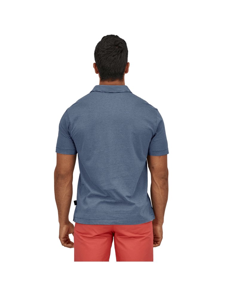 Men's Daily Polo in Fathom Stripe: New Navy | Patagonia Bend