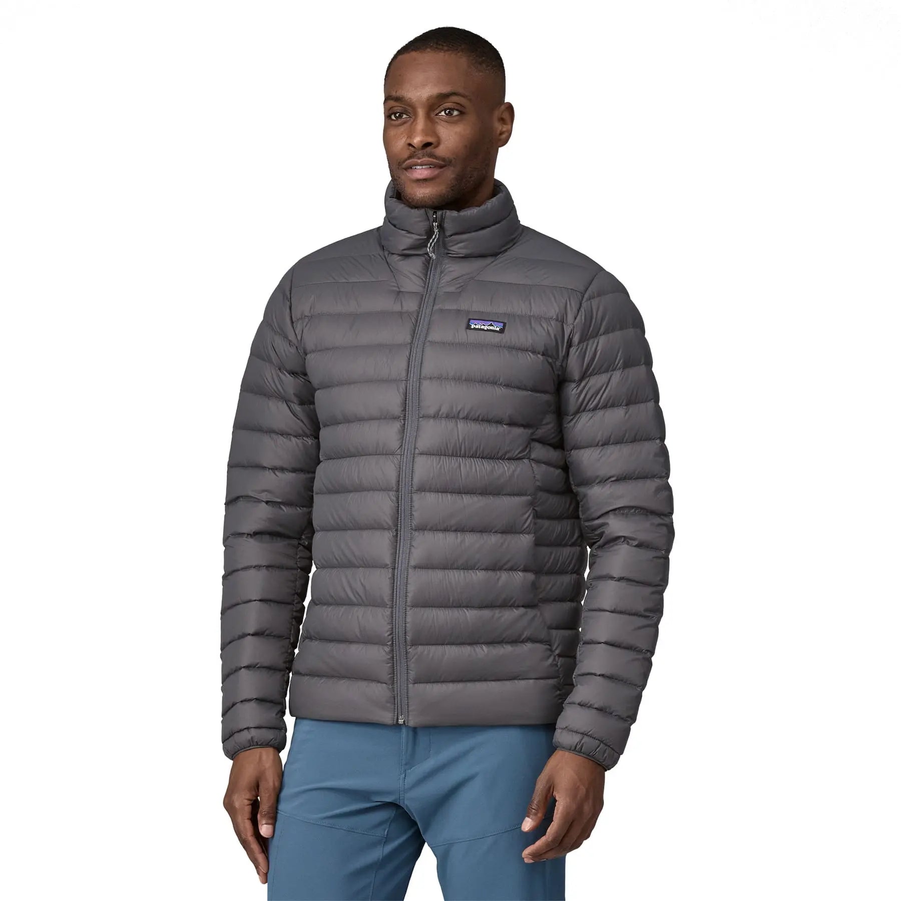 Men's Down Sweater in FORGE GREY W/FORGE GREY | Patagonia Bend