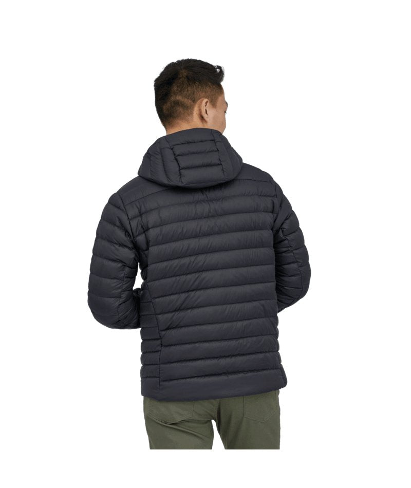 Men's Down Sweater Hoody in Black | Patagonia Bend