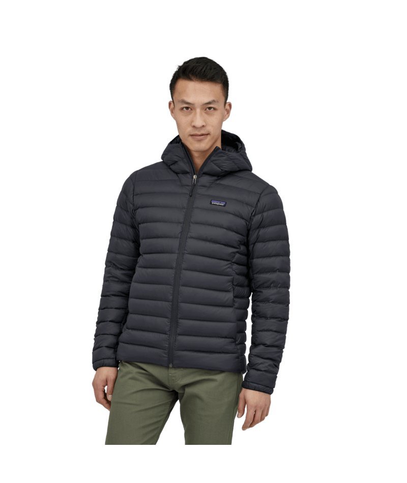 Men's Down Sweater Hoody in Black | Patagonia Bend