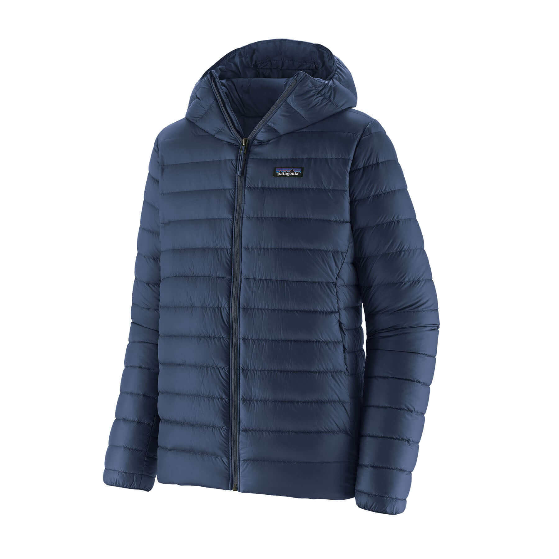 Men's Down Sweater Hoody in New Navy | Patagonia Bend