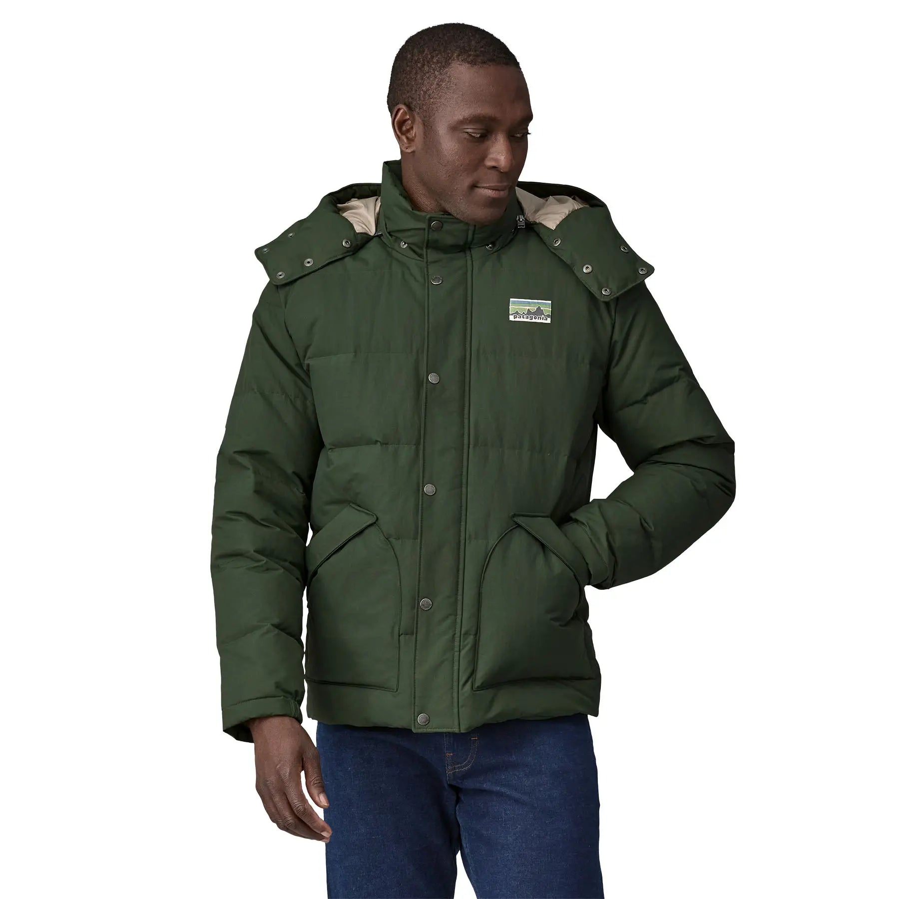 Men's Downdrift Jacket in Torrey Pine Green | Patagonia Bend