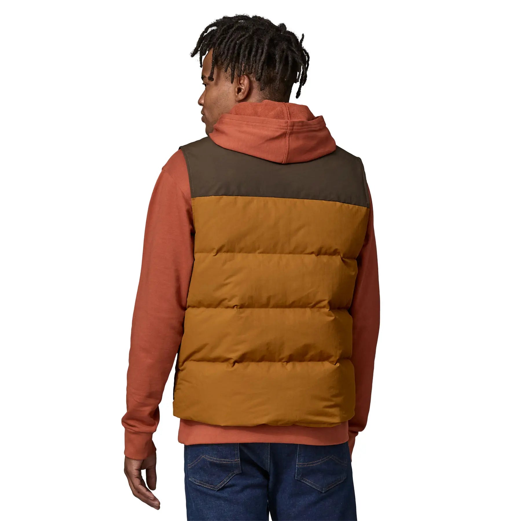 Men's Downdrift Vest in Shelter Brown | Patagonia Bend