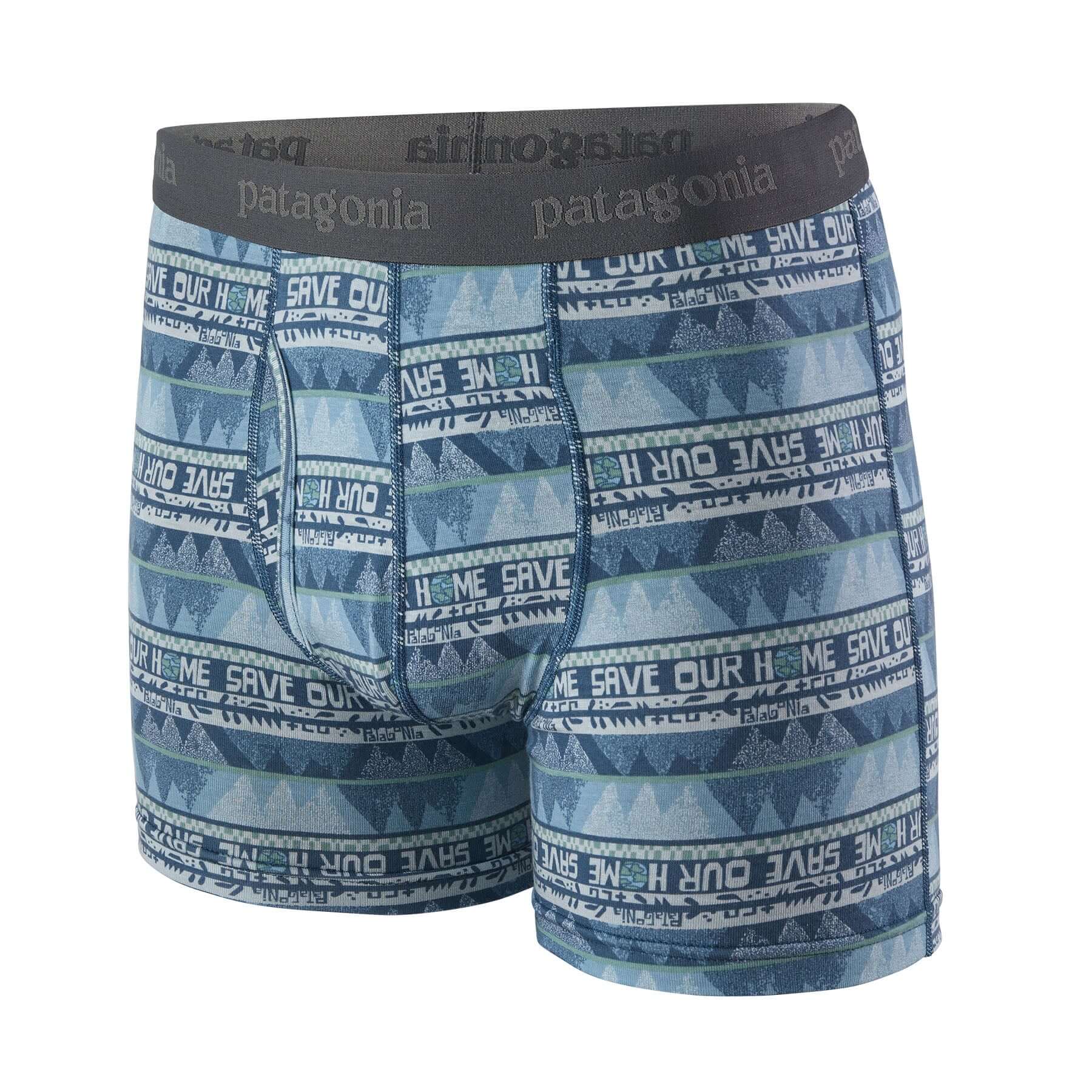 Men's Essential Boxer Briefs - 3 in. in Home: Dolomite Blue | Patagonia Bend