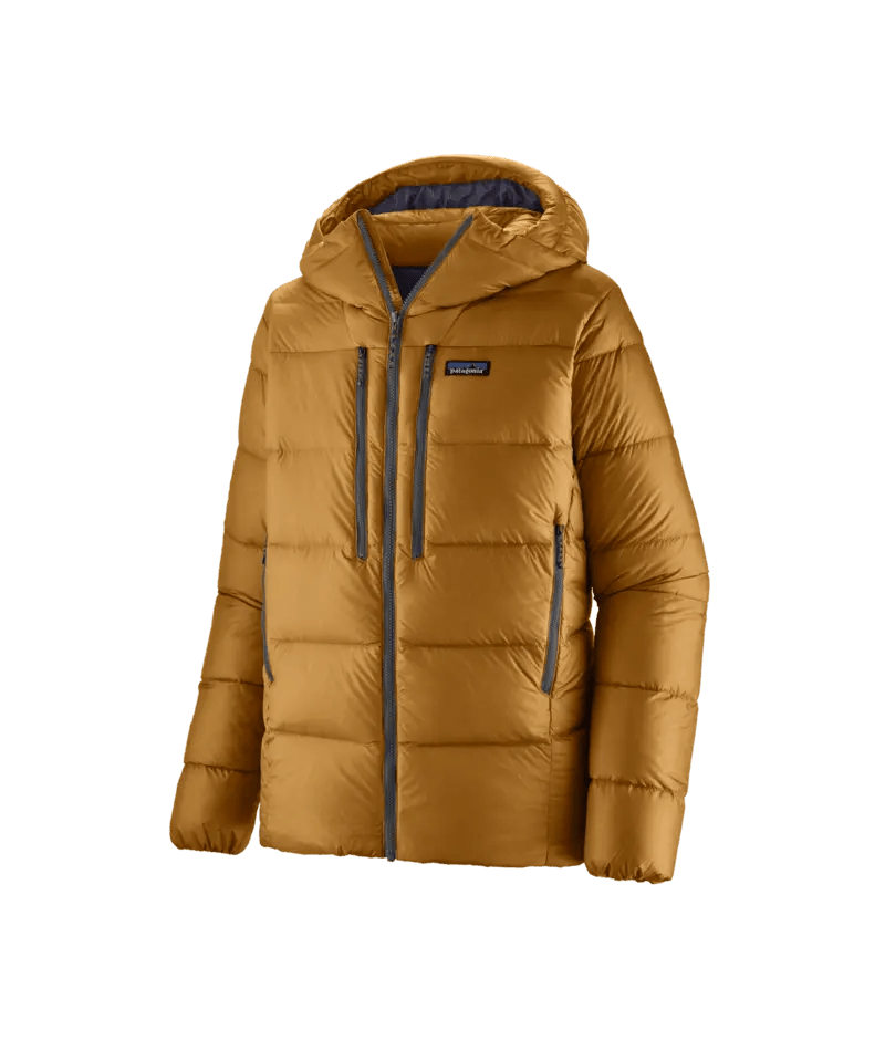 Men's Fitz Roy Down Hoody in Raptor Brown | Patagonia Bend