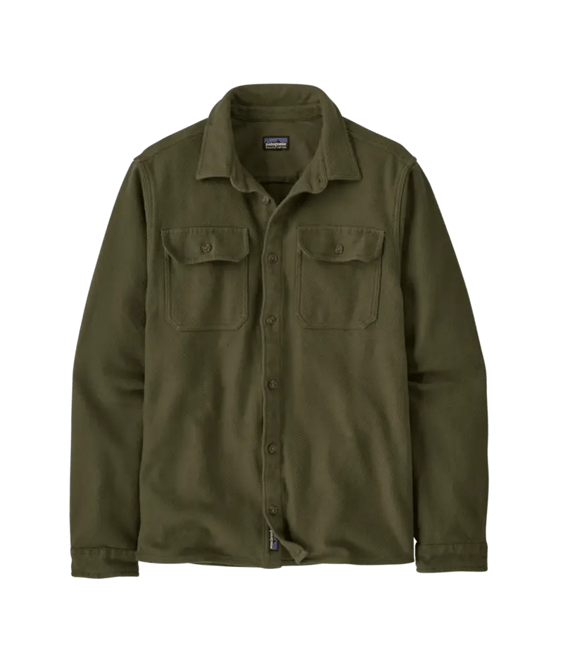 Men's Fjord Loft Shirt in Basin Green | Patagonia Bend