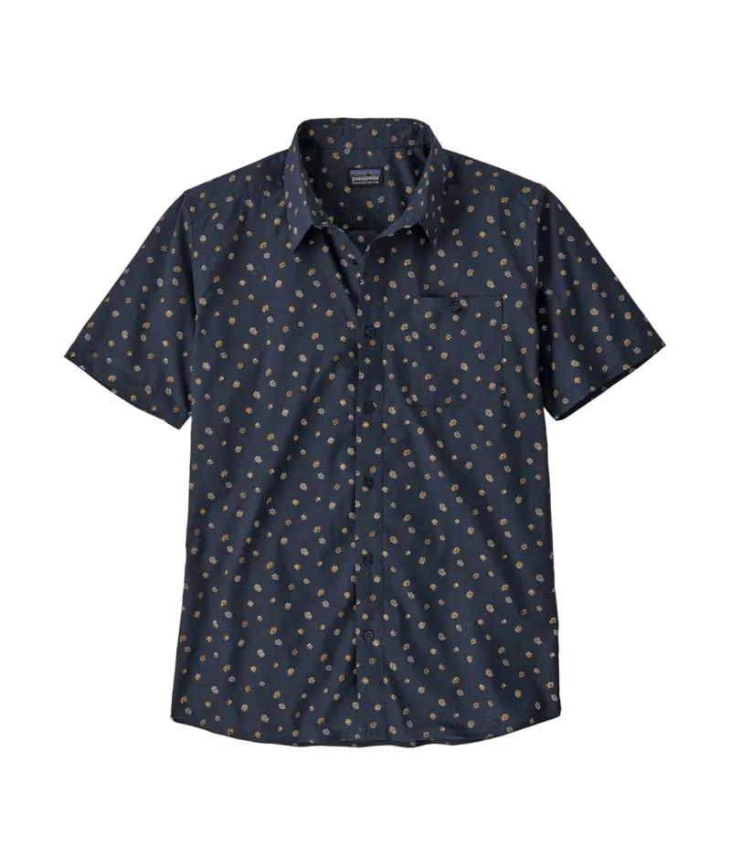 Men's Go To Shirt in Blossoms: New Navy | Patagonia Bend