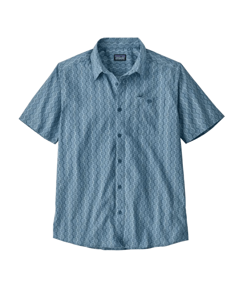 Men's Go To Shirt in Kaleidoscope: Still Blue | Patagonia Bend