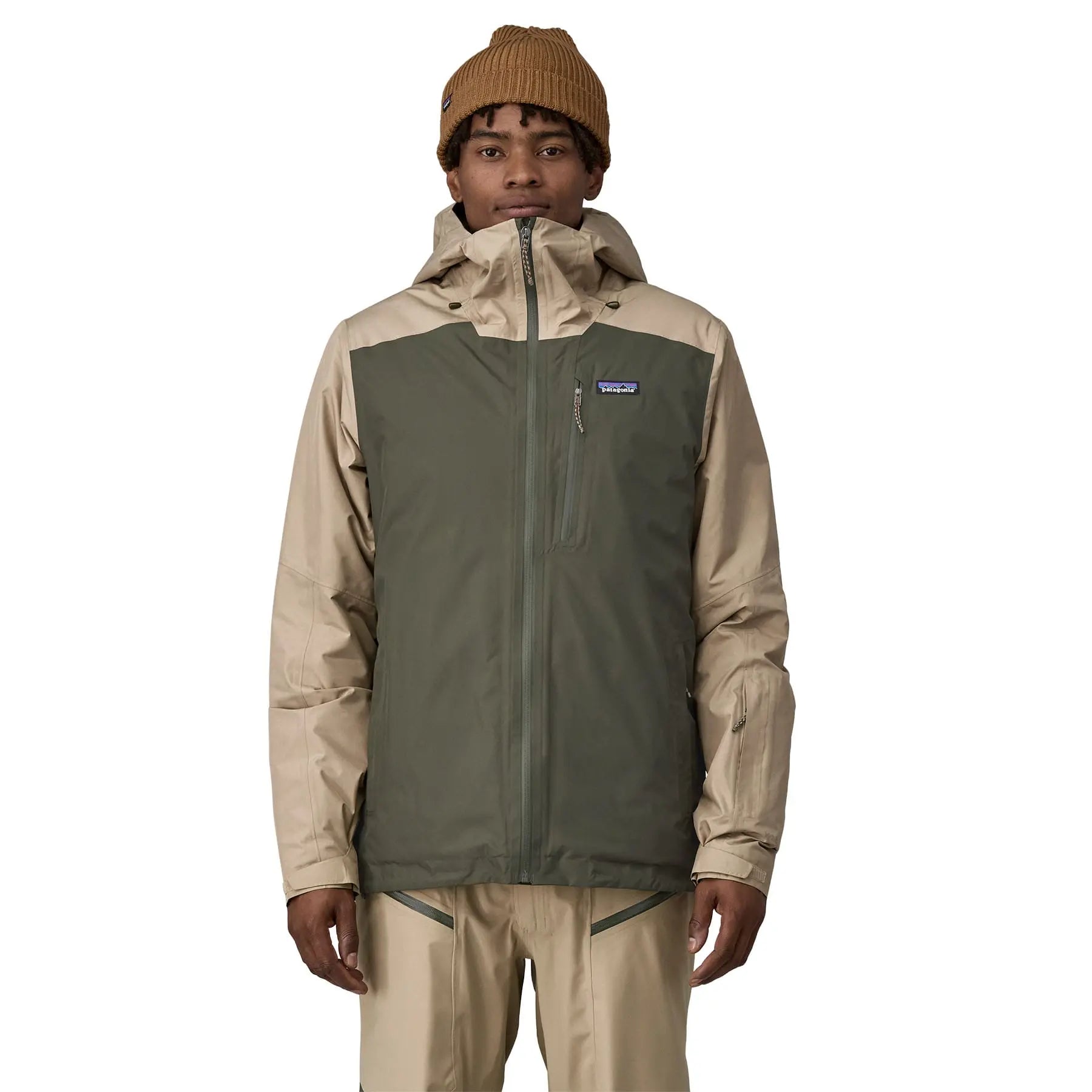 Men's Insulated Powder Town Jacket in Pine Needle Green | Patagonia Bend