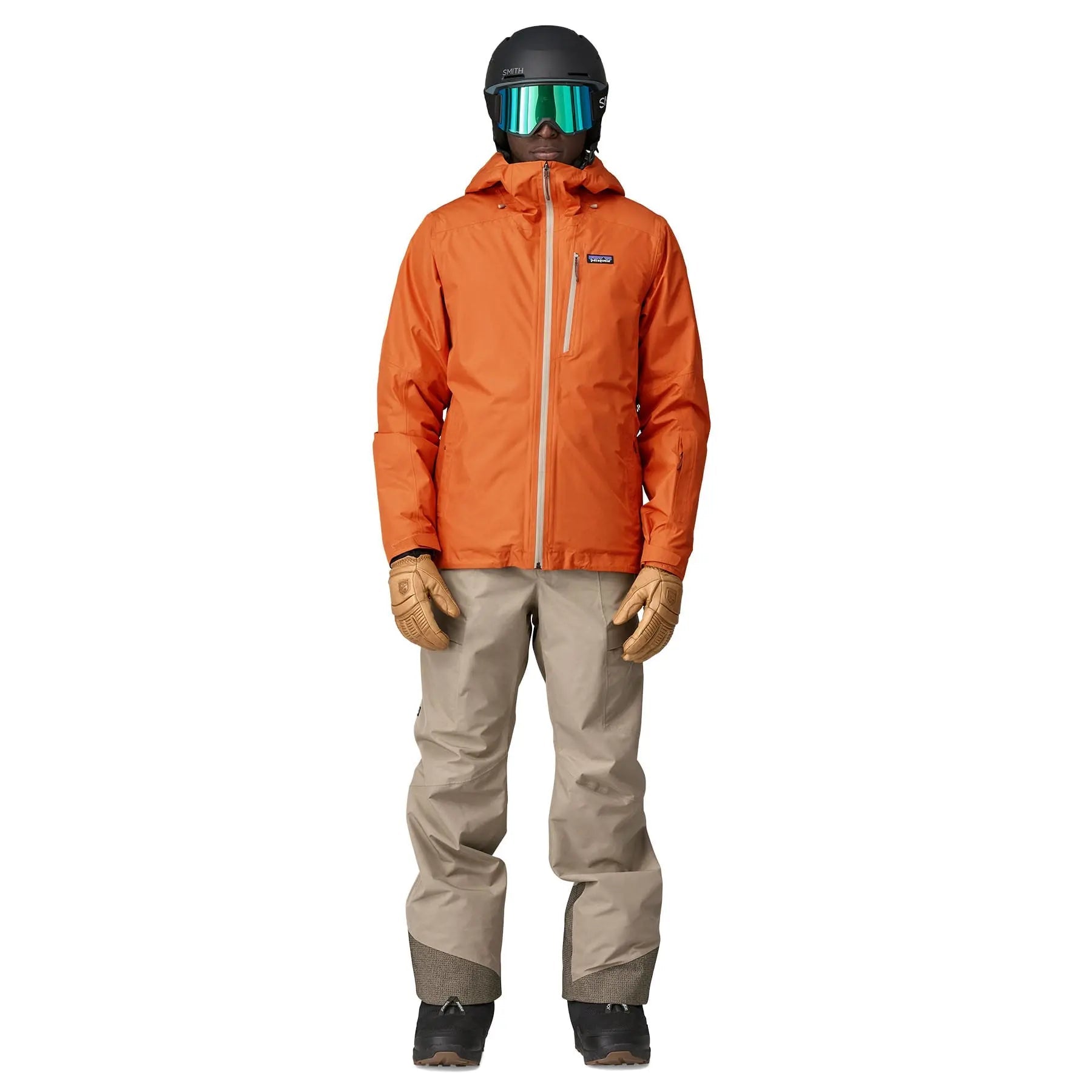 Men's Insulated Powder Town Jacket in Redtail Rust | Patagonia Bend