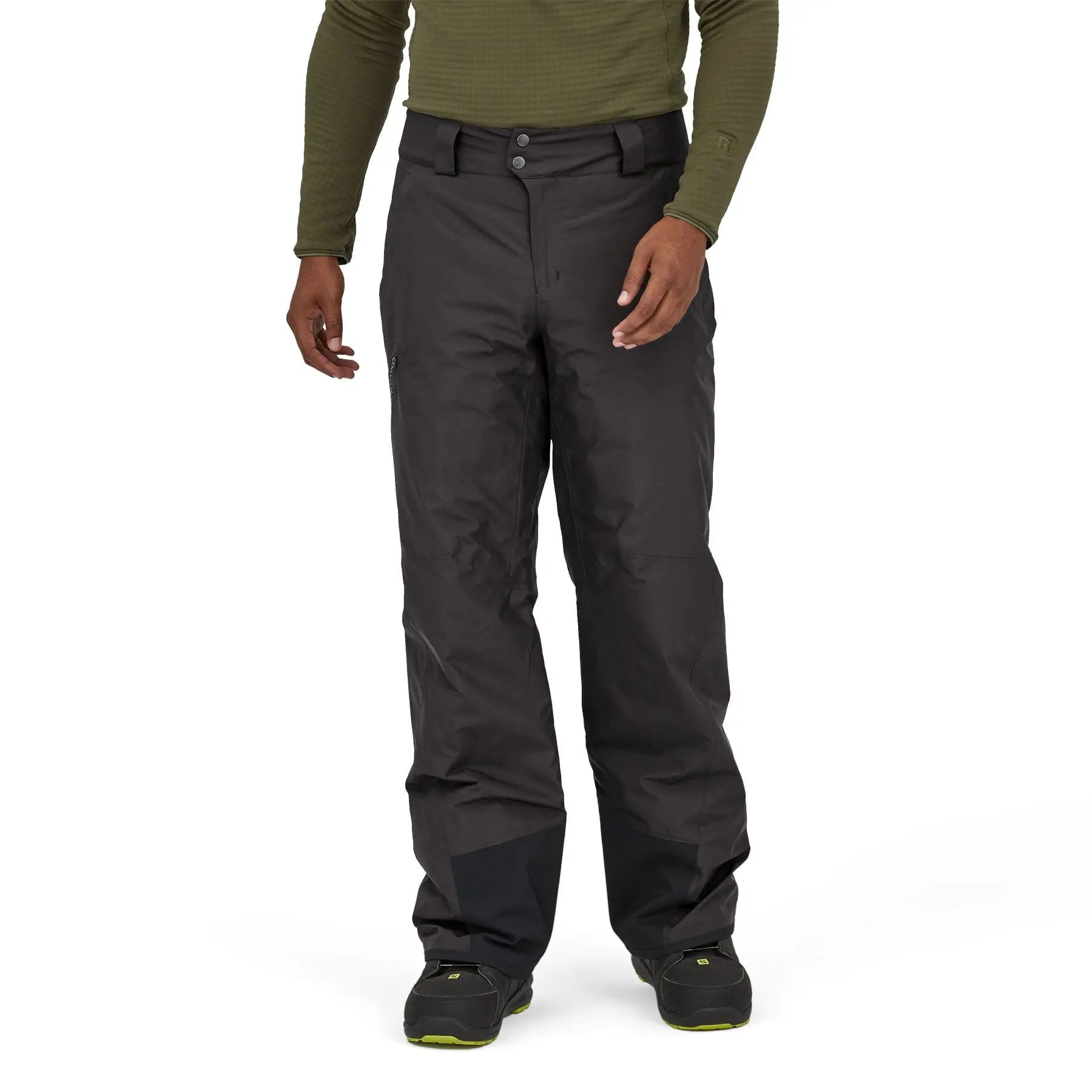 Men's Insulated Powder Town Pants - Regular in Black | Patagonia Bend