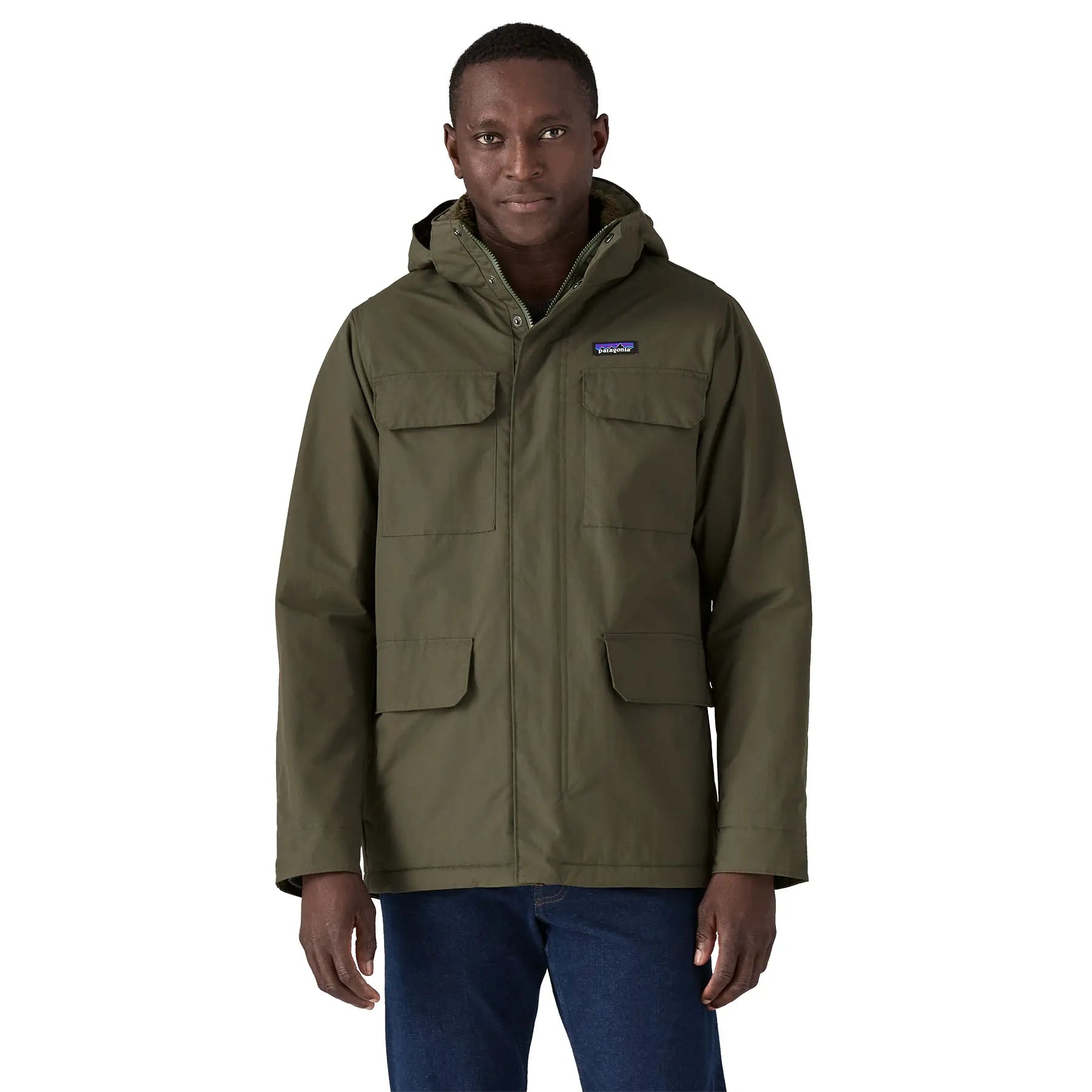 Men's Isthmus Parka in Basin Green | Patagonia Bend