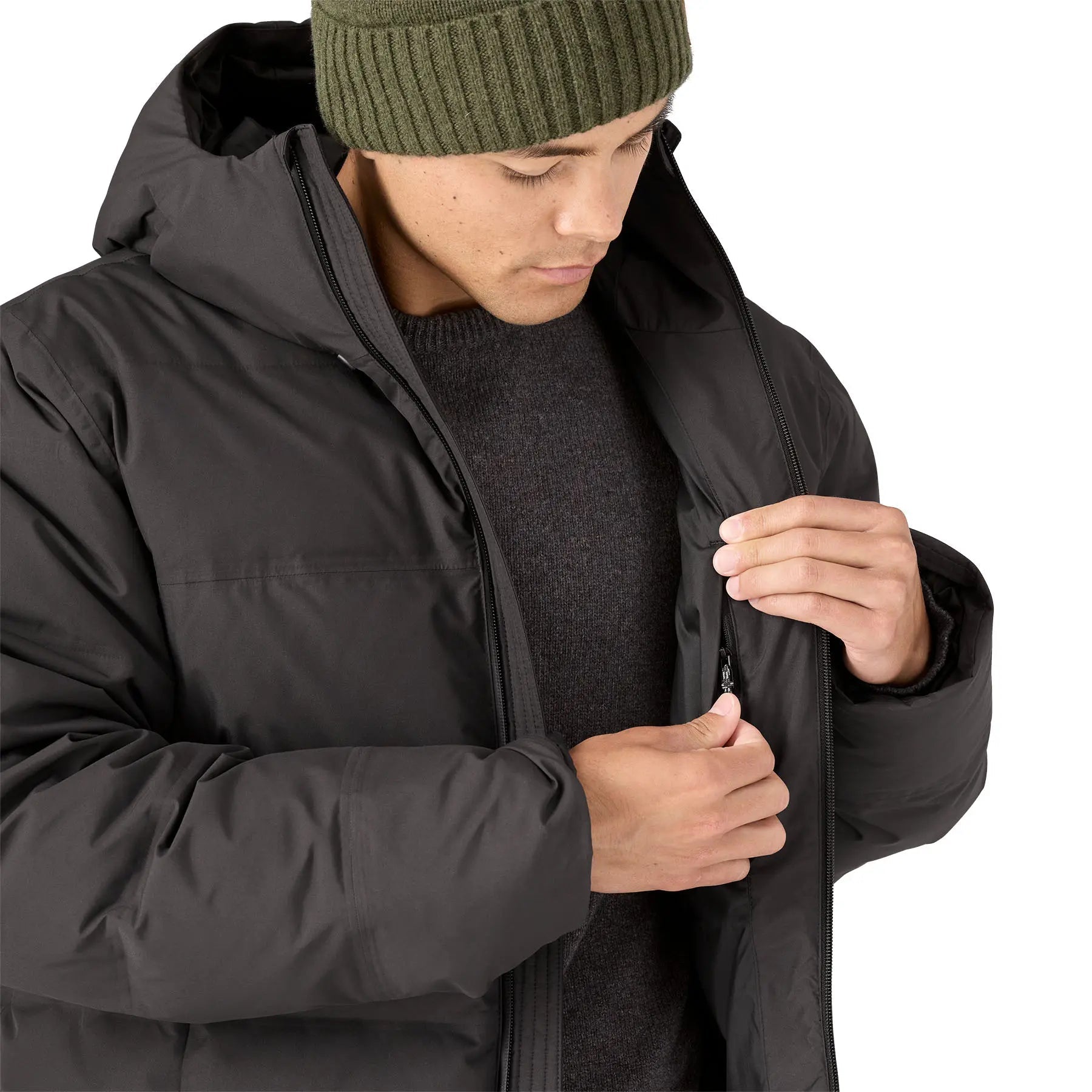 Men's Jackson Glacier Jacket in Black | Patagonia Bend