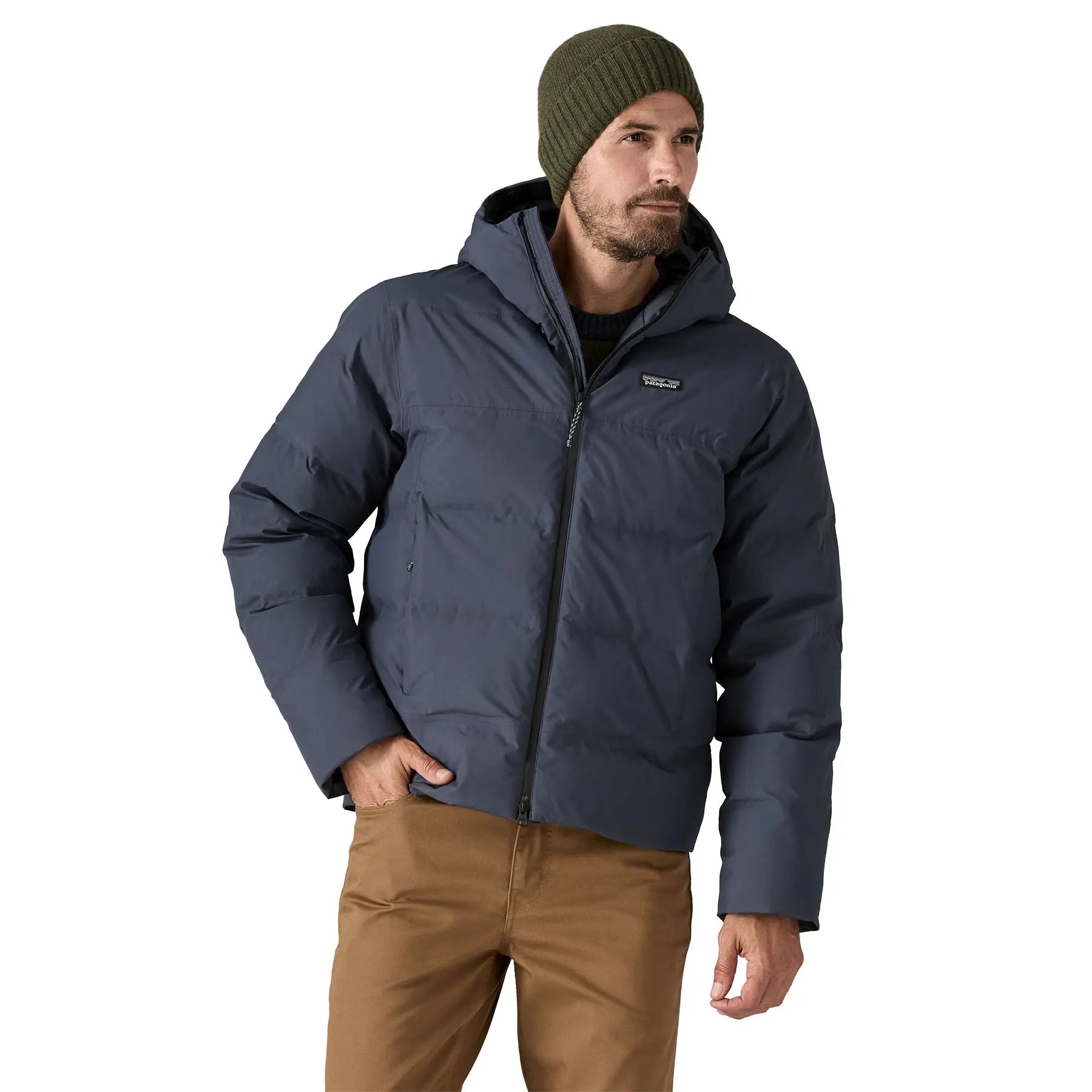 Men's Jackson Glacier Jacket in Smolder Blue | Patagonia Bend