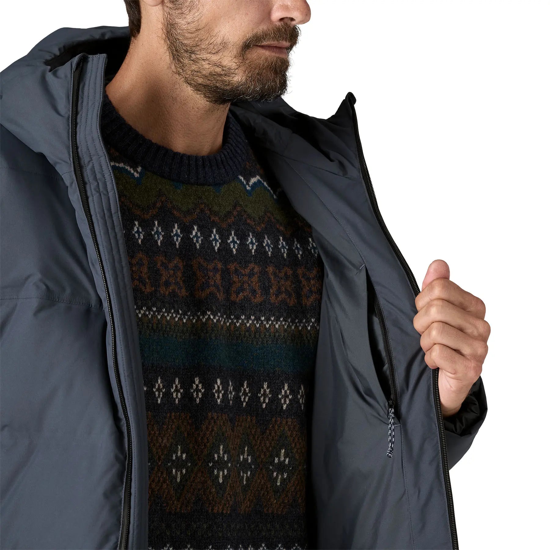 Men's Jackson Glacier Parka in Smolder Blue | Patagonia Bend