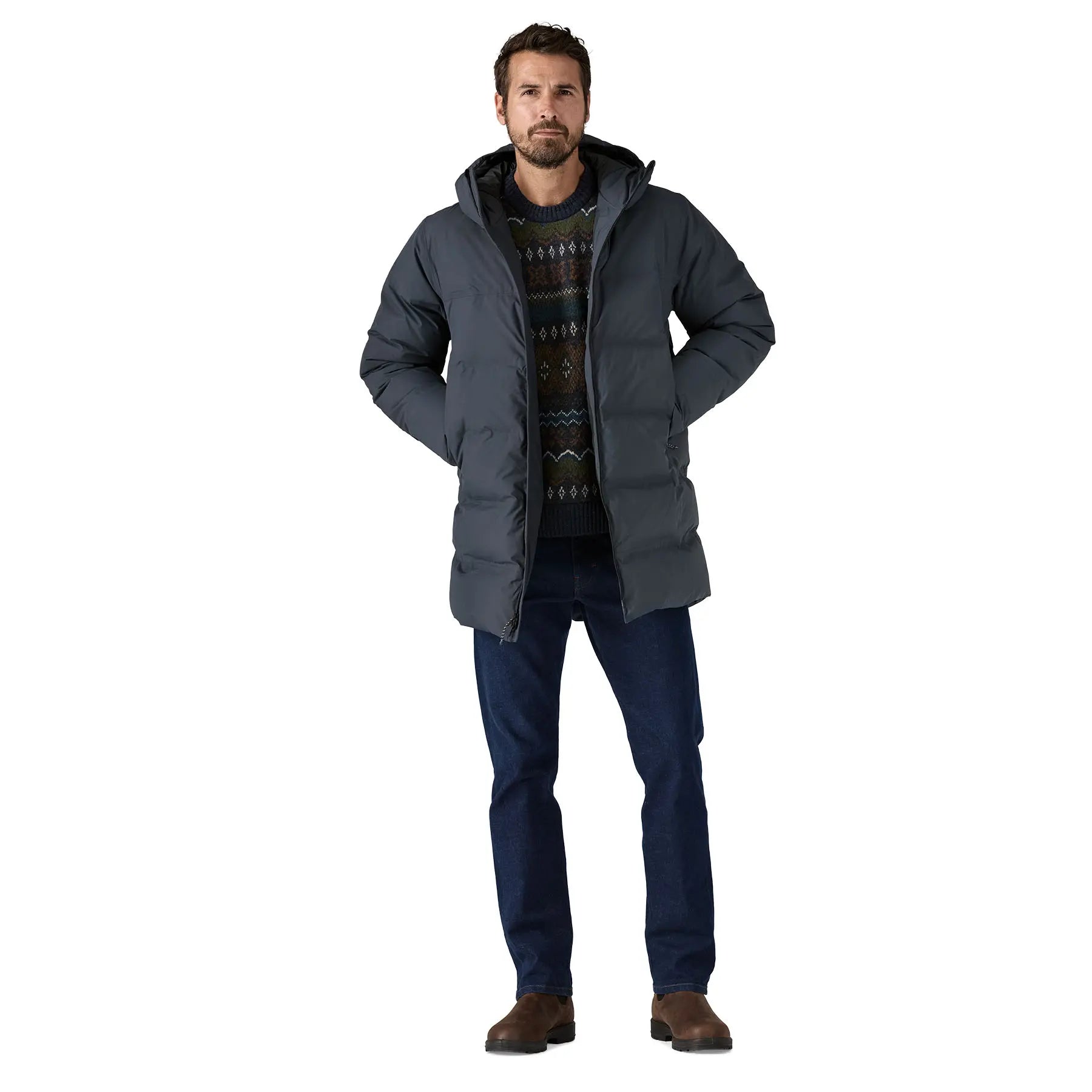 Men's Jackson Glacier Parka in Smolder Blue | Patagonia Bend