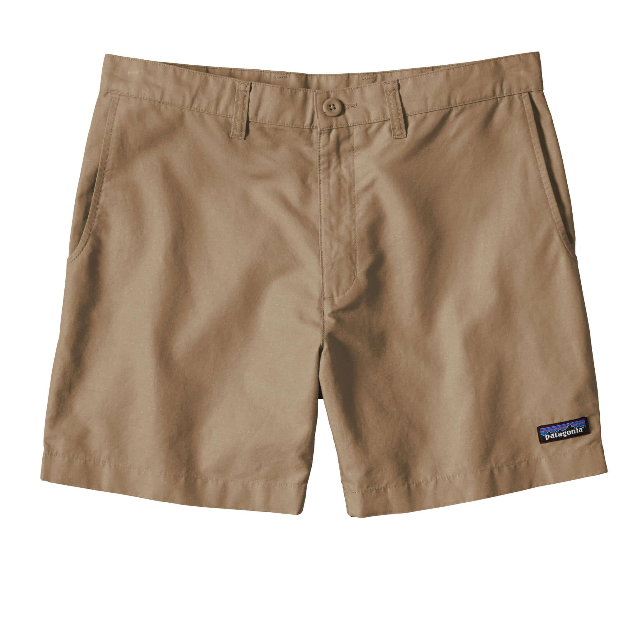 Men's Lightweight All - Wear Hemp Shorts - 6 in. in Mojave Khaki | Patagonia Bend