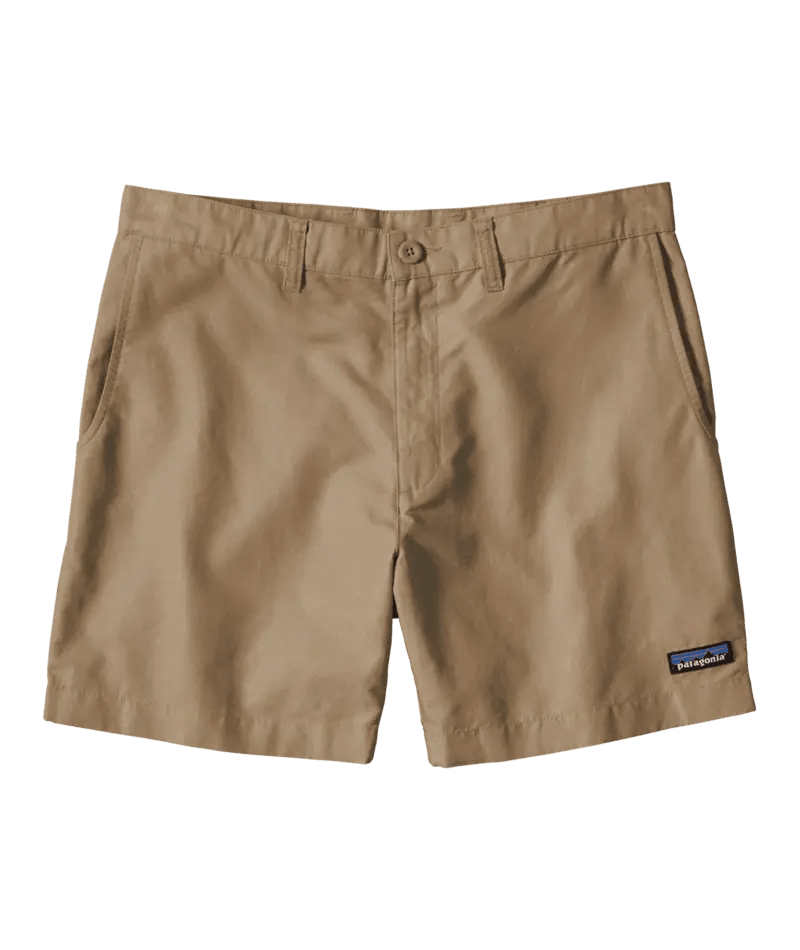 Men's Lightweight All - Wear Hemp Shorts - 6 in. in Mojave Khaki | Patagonia Bend