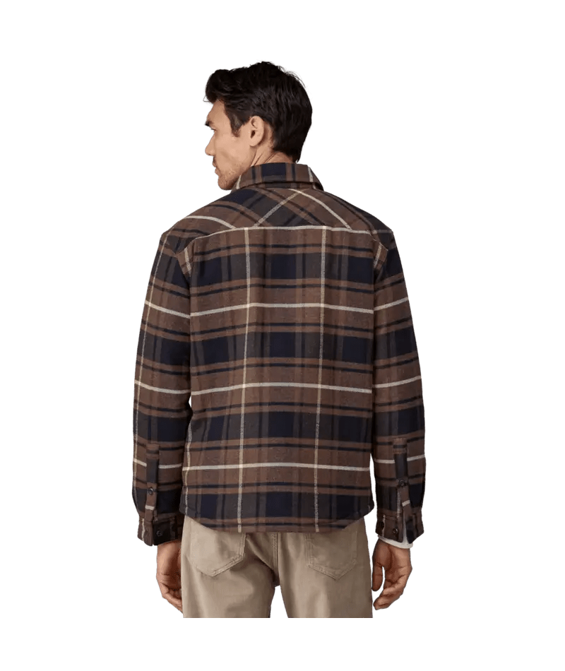 Men's Lightweight Insulated Fjord Flannel Shirt in Outdoor: Molasses Brown | Patagonia Bend