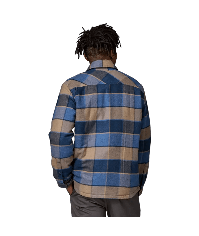 Men's Lightweight Insulated Fjord Flannel Shirt in William: Smolder Blue | Patagonia Bend