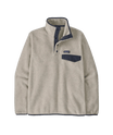 Men's Lightweight Synch Snap - T Pullover in Oatmeal Heather w/Smolder Blue | Patagonia Bend