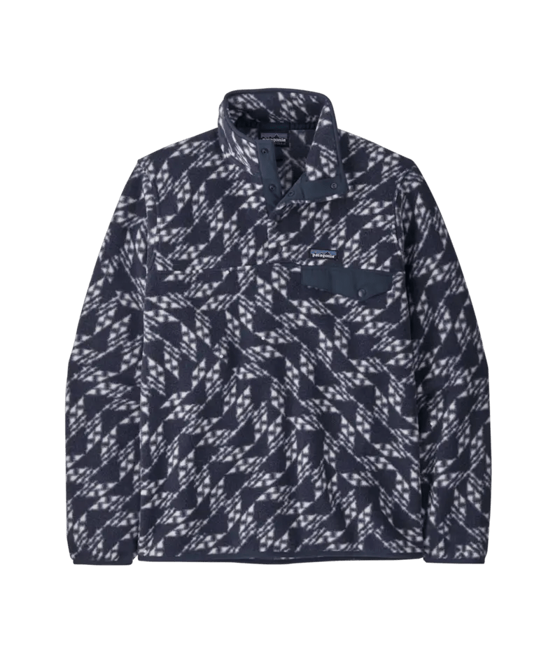 Men's Lightweight Synchilla® Snap - T® Pullover in Synched Flight: New Navy | Patagonia Bend