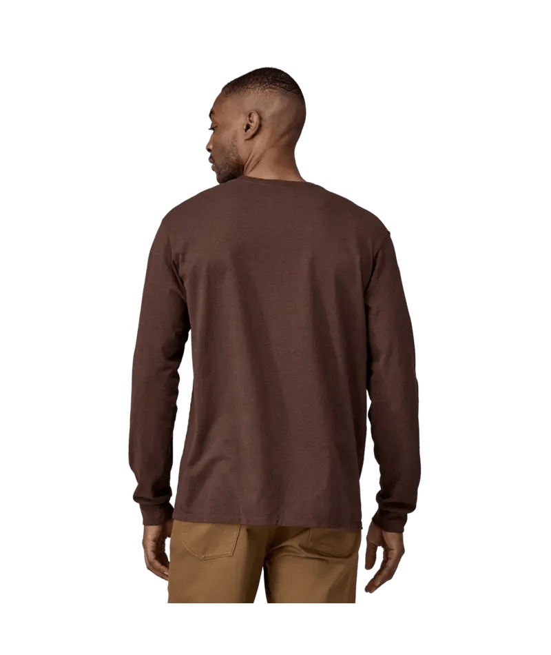 Men's Long - Sleeved '73 Skyline Pocket Responsibili - Tee in Molasses Brown | Patagonia Bend