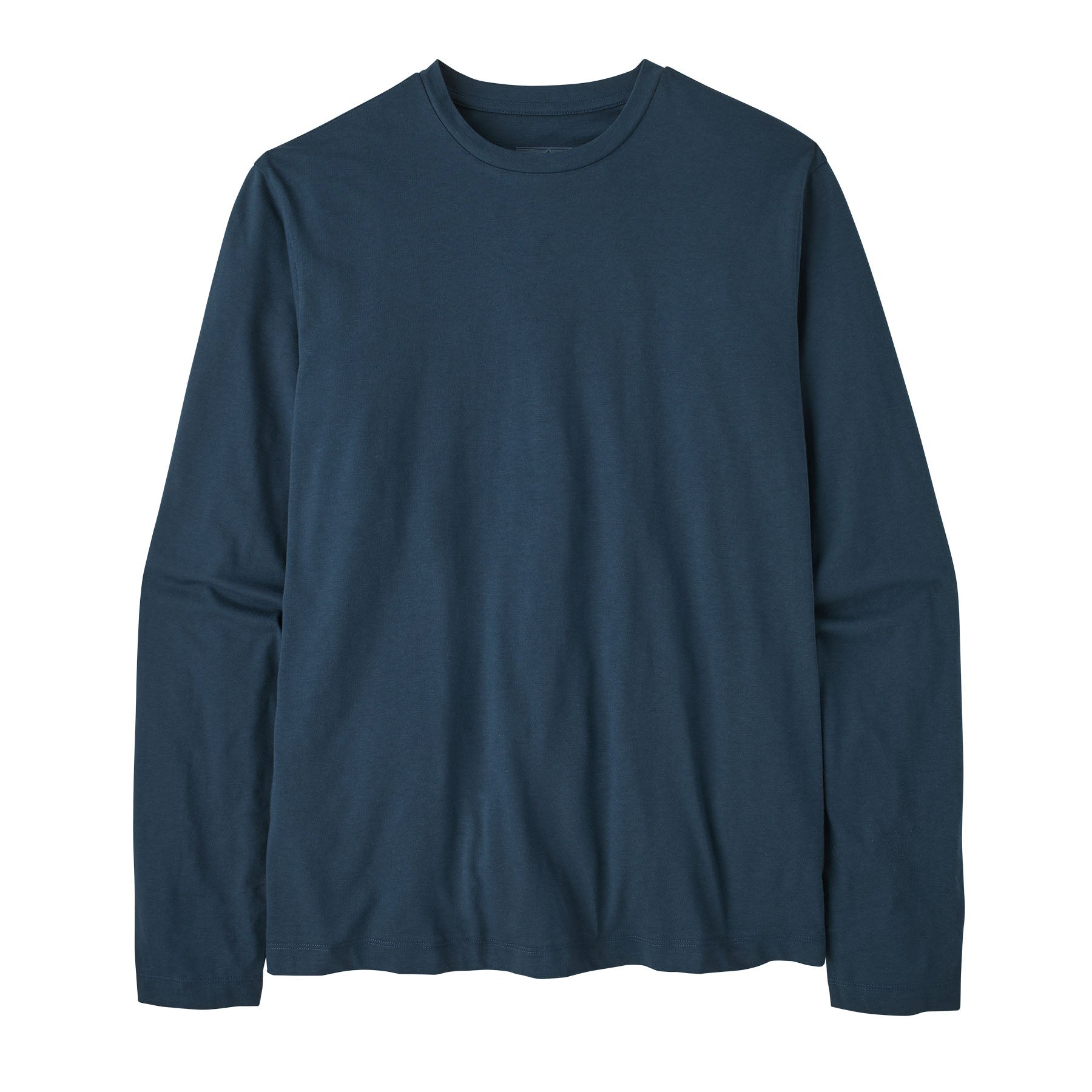 Men's Long - Sleeved Essential Tee in Tidepool Blue | Patagonia Bend