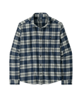 Men's Long - Sleeved Lightweight Fjord Flannel Shirt in Base Camp: New Navy | Patagonia Bend