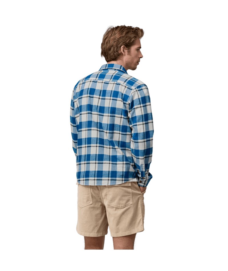 Men's Long - Sleeved Lightweight Fjord Flannel Shirt in Captain: Endless Blue | Patagonia Bend
