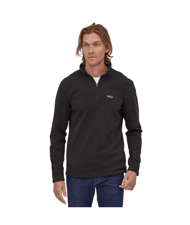 Men's Micro D® Pullover in Black | Patagonia Bend