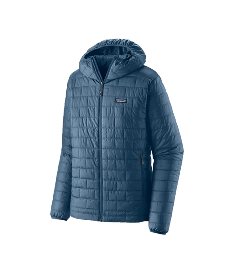 Men's Nano Puff Hoody in Utility Blue | Patagonia Bend