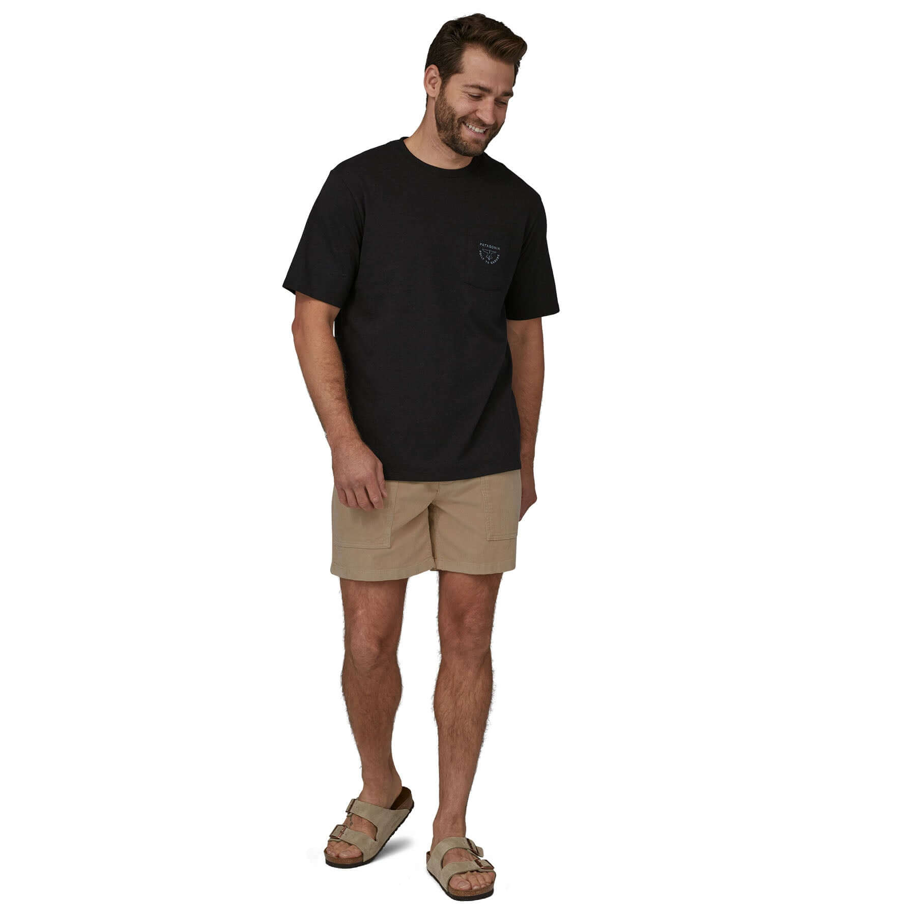 Men's Organic Cotton Cord Utility Shorts - 6 in. in Oar Tan | Patagonia Bend