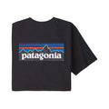 Men's P - 6 Logo Responsibili - Tee in Black | Patagonia Bend