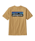 Men's P - 6 Logo Responsibili - Tee in Beeswax Tan | Patagonia Bend