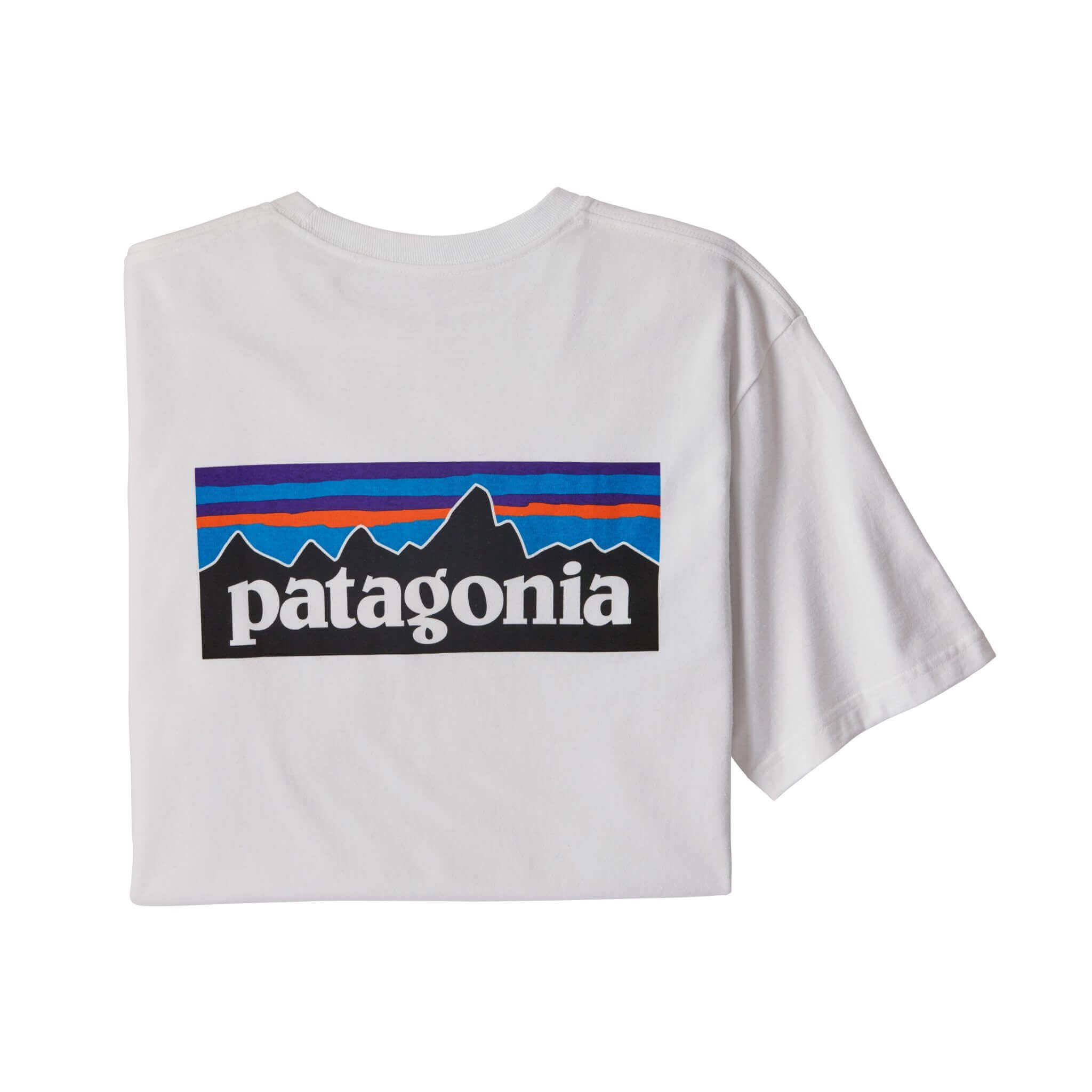 Men's P - 6 Logo Responsibili - Tee in White | Patagonia Bend